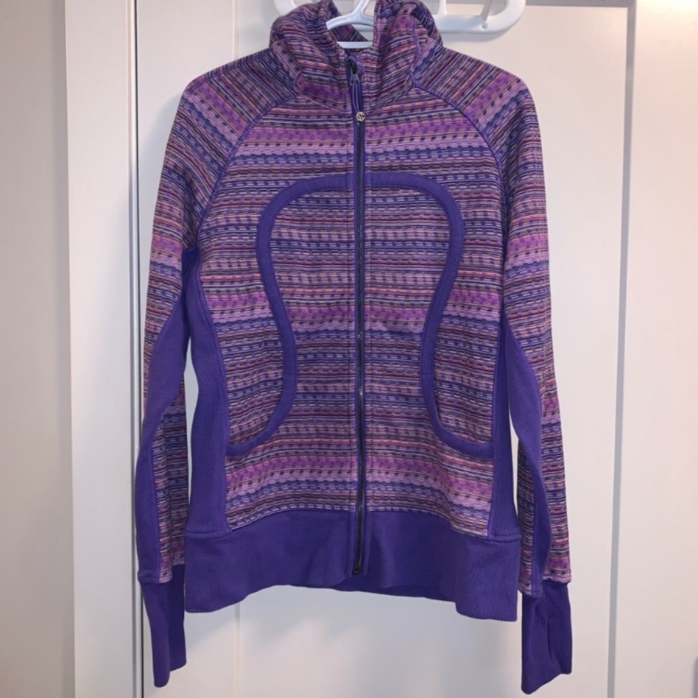 Lululemon Scuba Hoodie II Space Dye Twist Iris - Picture 7 of 11